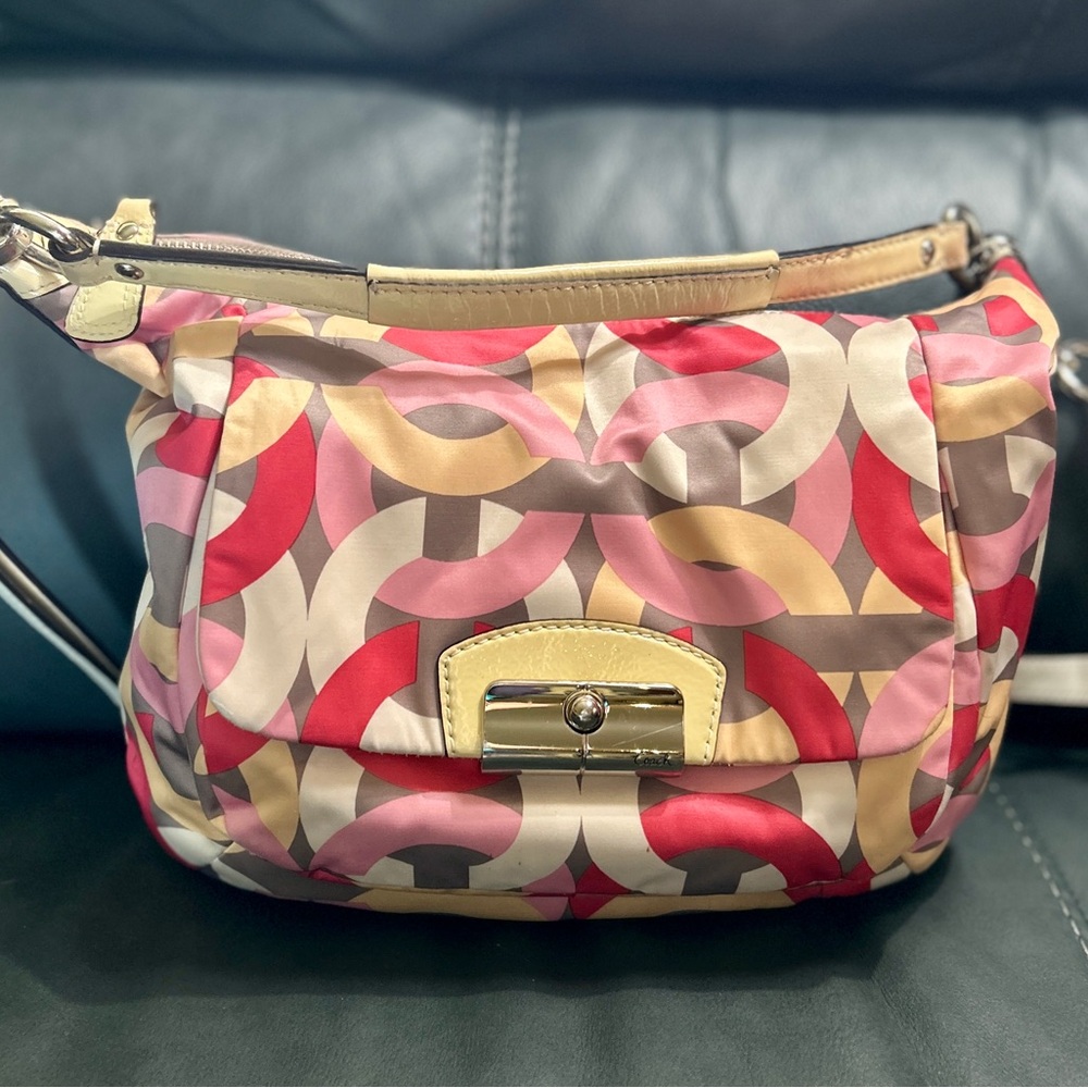 Coach multicolor purse